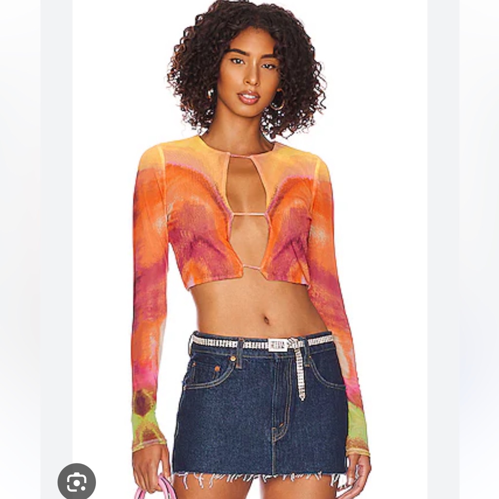 Afrm Vida Top (Neon Watercolor)